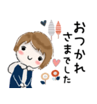 普通に大人女子 ほっこりと優しい冬（冬編)（個別スタンプ：7）