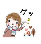 普通に大人女子 ほっこりと優しい冬（冬編)（個別スタンプ：9）