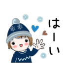 普通に大人女子 ほっこりと優しい冬（冬編)（個別スタンプ：11）