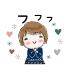 普通に大人女子 ほっこりと優しい冬（冬編)（個別スタンプ：20）