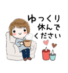 普通に大人女子 ほっこりと優しい冬（冬編)（個別スタンプ：24）