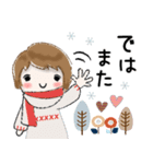 普通に大人女子 ほっこりと優しい冬（冬編)（個別スタンプ：30）