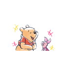 くまのプーさん すっきり見やすいスタンプ（個別スタンプ：35）