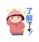 冬に使える「でぶりん」（個別スタンプ：3）