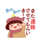冬に使える「でぶりん」（個別スタンプ：25）