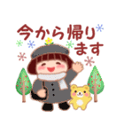 冬に使える「でぶりん」（個別スタンプ：33）