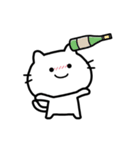 動く！シュールねこ（個別スタンプ：21）