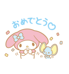 背景が動く マイメロディ（個別スタンプ：22）