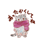 猫好き大人女子のためのスタンプ 冬（個別スタンプ：6）