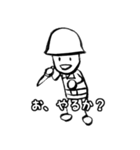 ミリタリー劇画じゃないスタンプ（個別スタンプ：5）