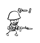 ミリタリー劇画じゃないスタンプ（個別スタンプ：10）