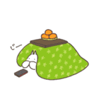 ねこタイツのゆるい冬（個別スタンプ：3）