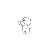 すこぶる動くちびウサギ＆クマ【愛2】（個別スタンプ：9）