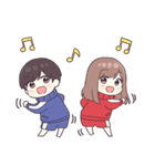 ジャージカップル（個別スタンプ：13）