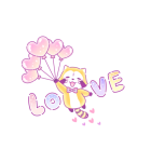 ゆめかわいいラスカル☆あいさつスタンプ（個別スタンプ：3）