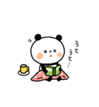 ちょこっと敬語のゆるパンダ【冬】（個別スタンプ：34）