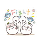 まるいやつらとトリさん 冬（個別スタンプ：30）