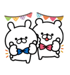 【背景が動く】定番☆お誕生日＆お祝い（個別スタンプ：11）