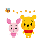 くまのプーさん（クレヨン）（個別スタンプ：10）