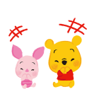 くまのプーさん（クレヨン）（個別スタンプ：35）