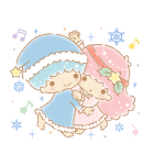 背景が動く キキ＆ララ（個別スタンプ：22）