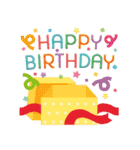 飛び出す！お誕生日＆お祝い（個別スタンプ：8）