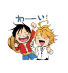 約束のネバーランド×ONE PIECEスタンプ！（個別スタンプ：2）
