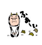 タイツDEウーマン20  牛（個別スタンプ：15）