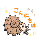 いろいろアンモナイト ⁑ たまに放散虫 ⁑（個別スタンプ：3）