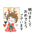 普通に大人女子『年末年始編』（個別スタンプ：3）