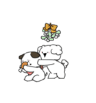 すこぶる動くウサギ【冬2】（個別スタンプ：17）
