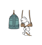 すこぶる動くウサギ【冬2】（個別スタンプ：23）