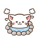 しろねこ♡2021お正月（年末年始）（個別スタンプ：39）
