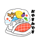 ぺけとまゆげの年始スタンプ（個別スタンプ：5）