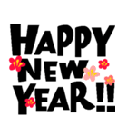 ザ・年末年始デカ文字スタンプ集【改訂版】（個別スタンプ：18）