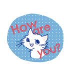 ゆかいな猫達が英語で伝えるスタンプ（個別スタンプ：2）