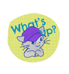 ゆかいな猫達が英語で伝えるスタンプ（個別スタンプ：3）