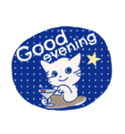 ゆかいな猫達が英語で伝えるスタンプ（個別スタンプ：5）