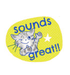ゆかいな猫達が英語で伝えるスタンプ（個別スタンプ：11）