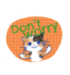 ゆかいな猫達が英語で伝えるスタンプ（個別スタンプ：19）