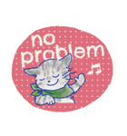 ゆかいな猫達が英語で伝えるスタンプ（個別スタンプ：20）
