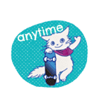 ゆかいな猫達が英語で伝えるスタンプ（個別スタンプ：21）