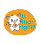 ゆかいな猫達が英語で伝えるスタンプ（個別スタンプ：26）