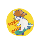 ゆかいな猫達が英語で伝えるスタンプ（個別スタンプ：31）