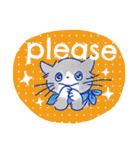 ゆかいな猫達が英語で伝えるスタンプ（個別スタンプ：32）