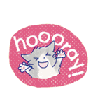 ゆかいな猫達が英語で伝えるスタンプ（個別スタンプ：38）