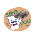 ゆかいな猫達が英語で伝えるスタンプ（個別スタンプ：39）