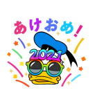 ミッキー＆フレンズあけおめスタンプ（個別スタンプ：3）