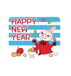 動くムーミンあけおめスタンプ Lineスタンプ Moomin Characters