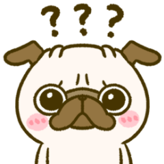 [LINEスタンプ] パグちゃん♡リアクション